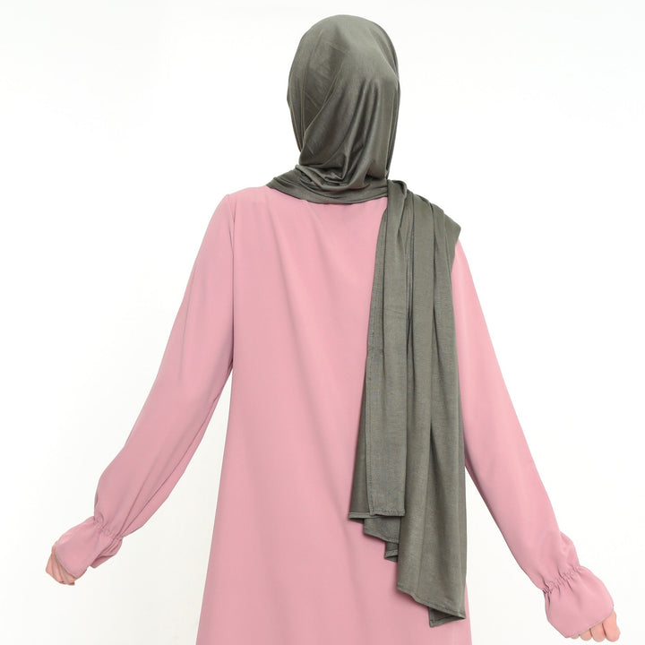 Jersey Hijab 165×65 Witgroen