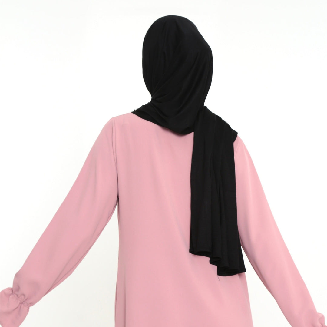 Jersey Hijab 165×65 Zwart