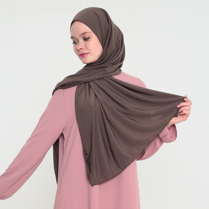 Premium Jersey Donkertaupe