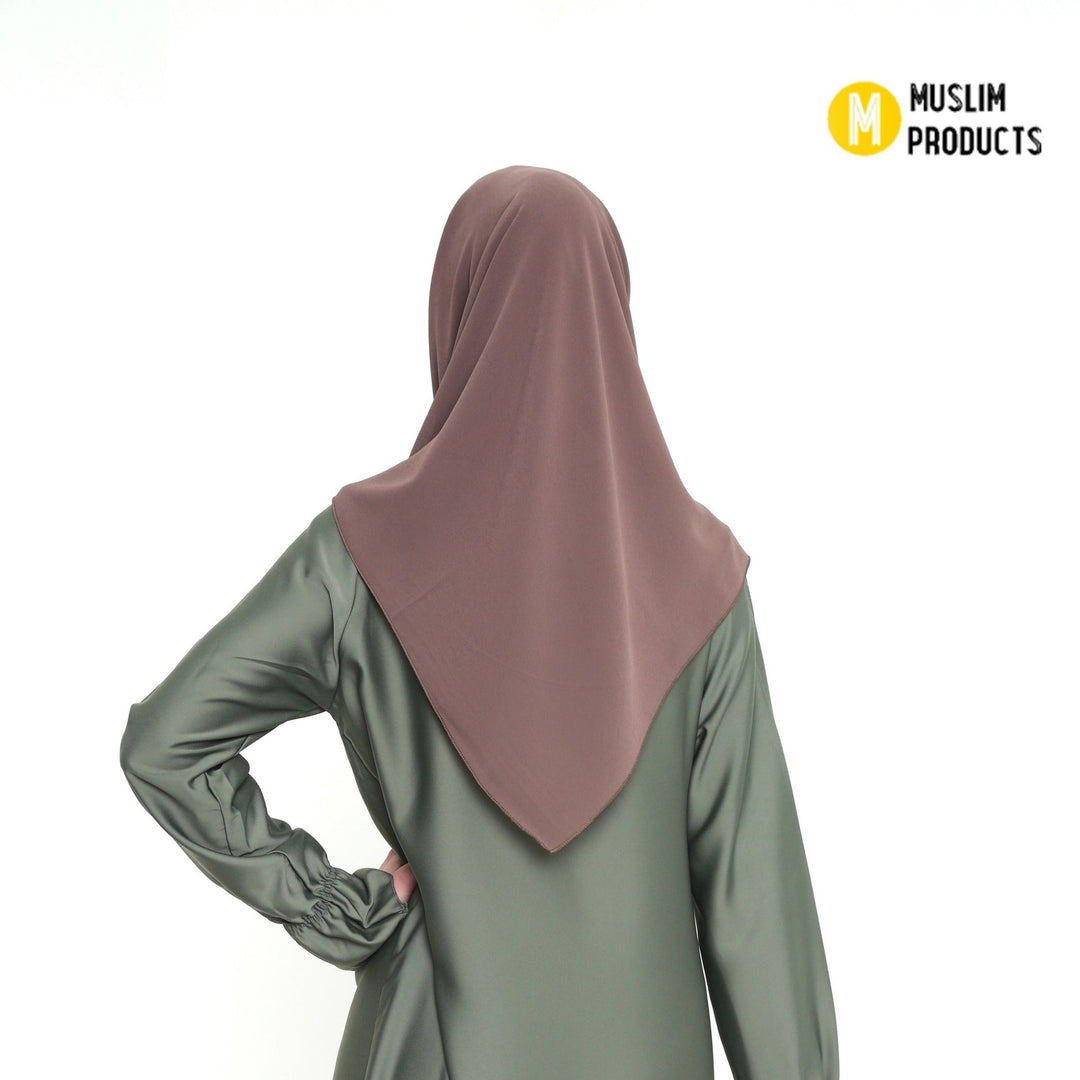 Hoofddoek Crepe (Ovaal) Taupe