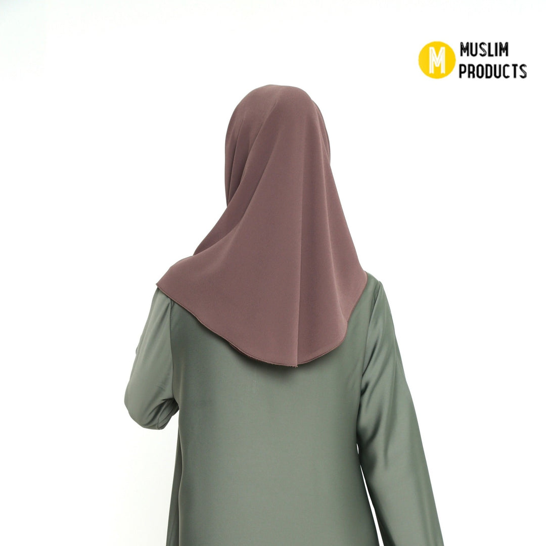 Hoofddoek Crepe (Ovaal) Taupe