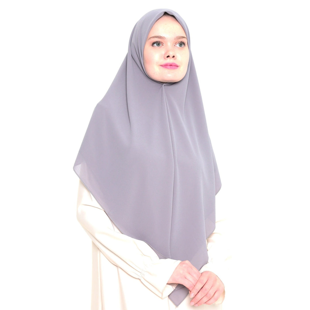 Hoofddoek Crepe (Ovaal) Lila Paars