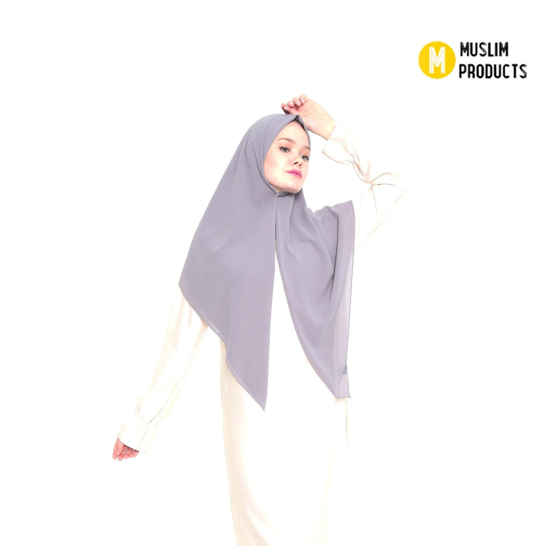 Hoofddoek Crepe (Ovaal) Lila Paars