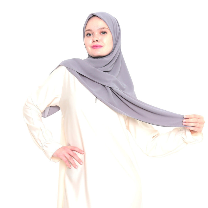 Hoofddoek Crepe (Ovaal) Lila Paars
