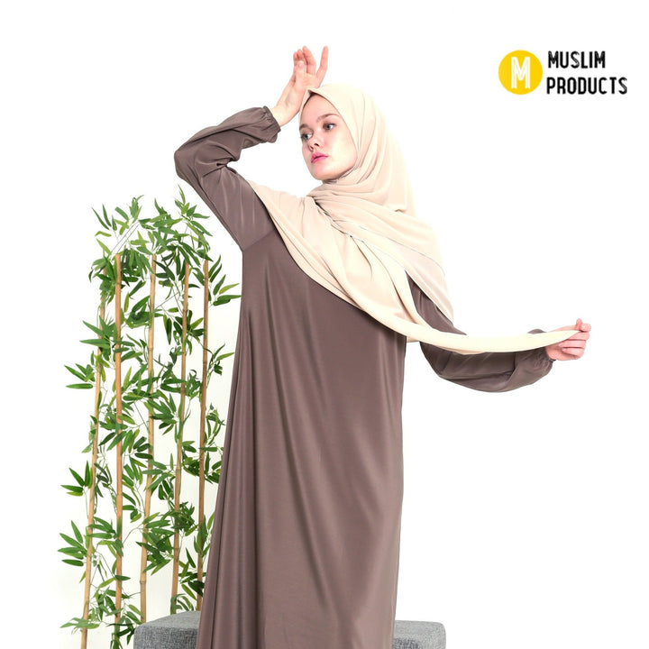 Grote Hoofddoek Chiffon Cream