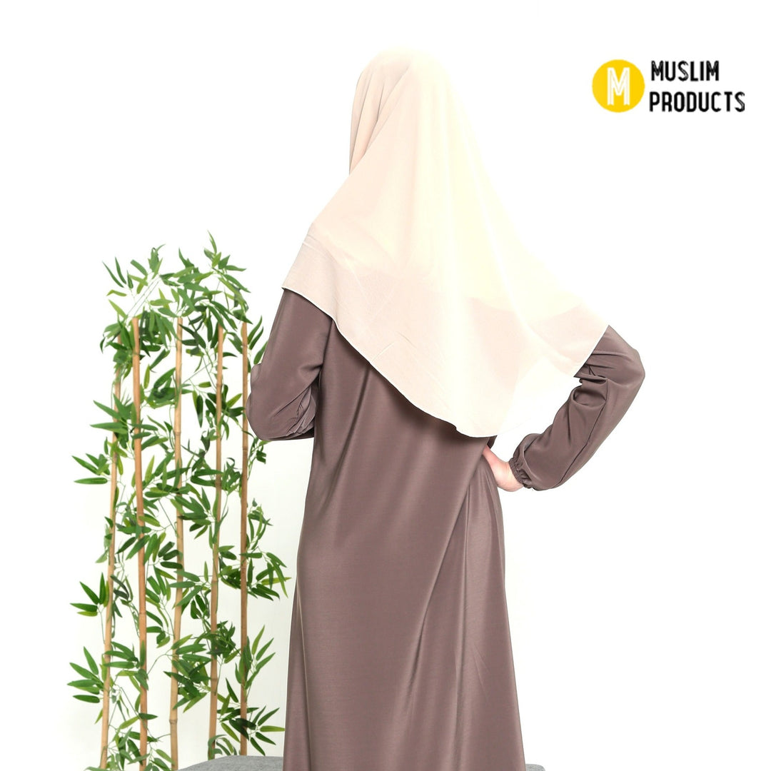 Grote Hoofddoek Chiffon Cream