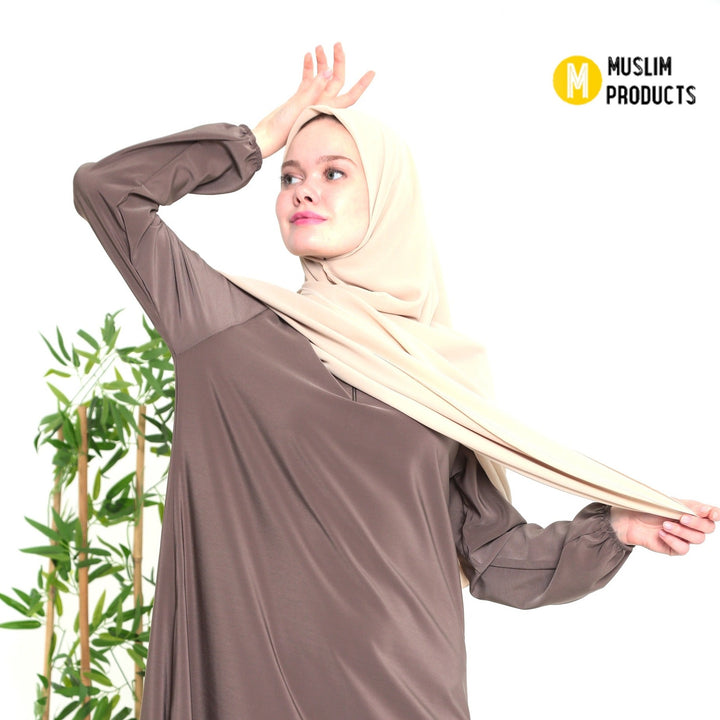 Grote Hoofddoek Chiffon Cream