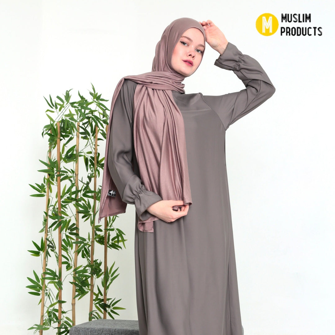 Maxi Jersey Sjaal Breed 75×190 Lila