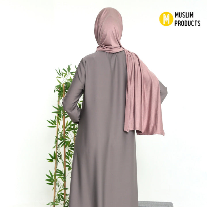 Maxi Jersey Sjaal Breed 75×190 Lila