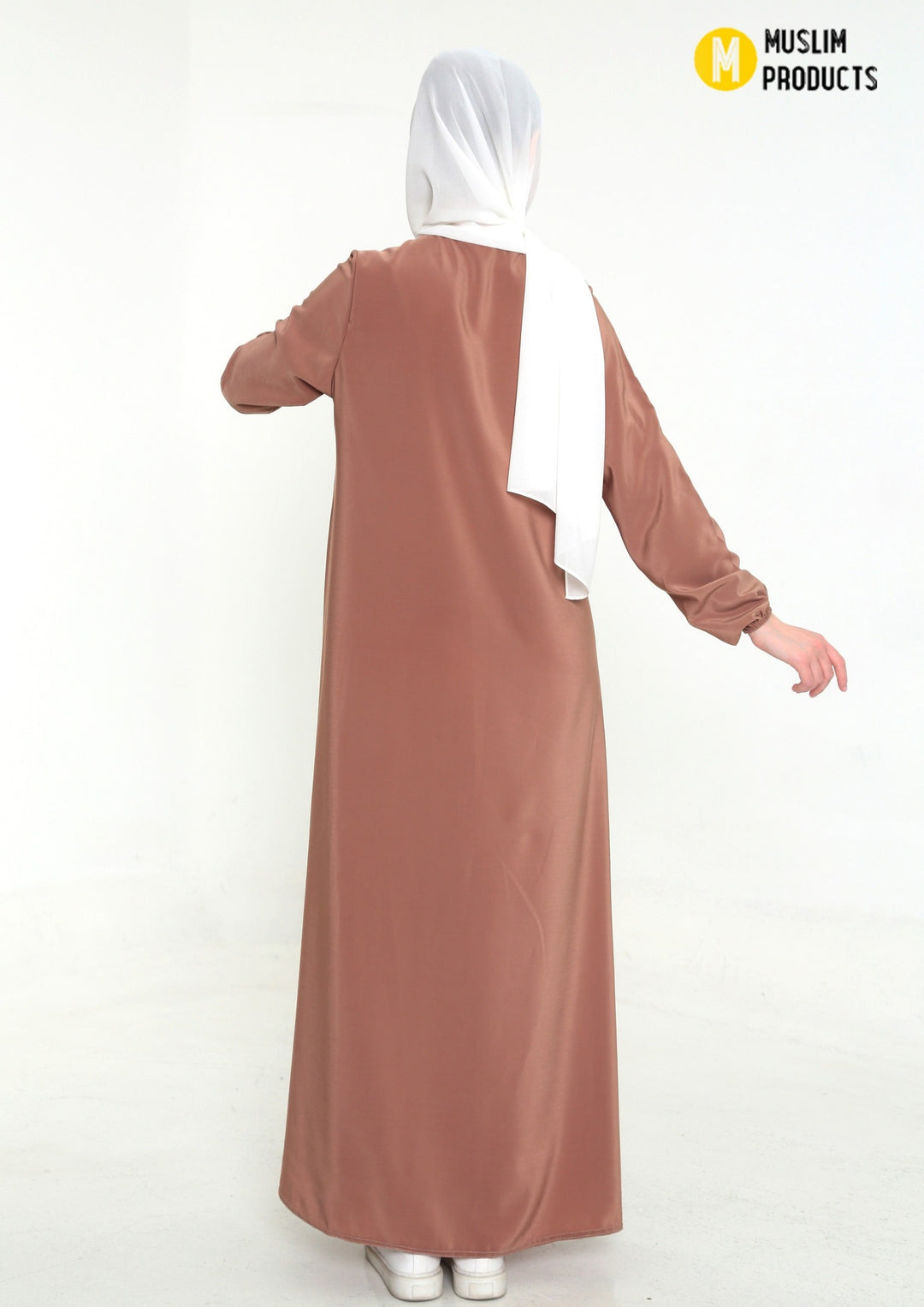 Abaya Basic Zalm