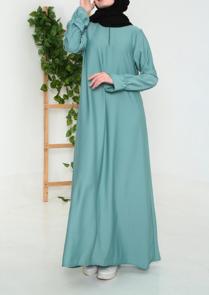 abaya satijn - model