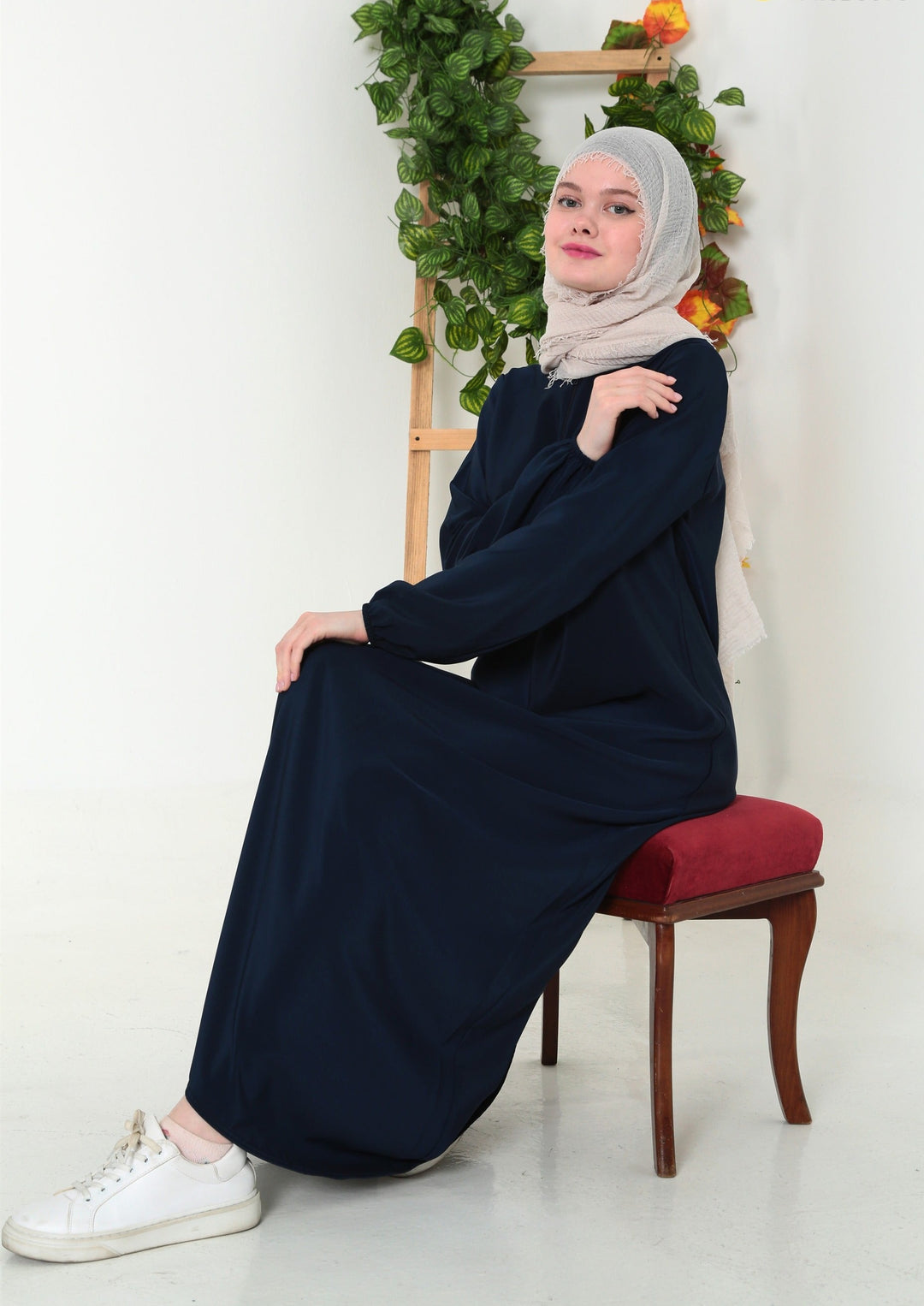 Abaya Basic Donkerblauw