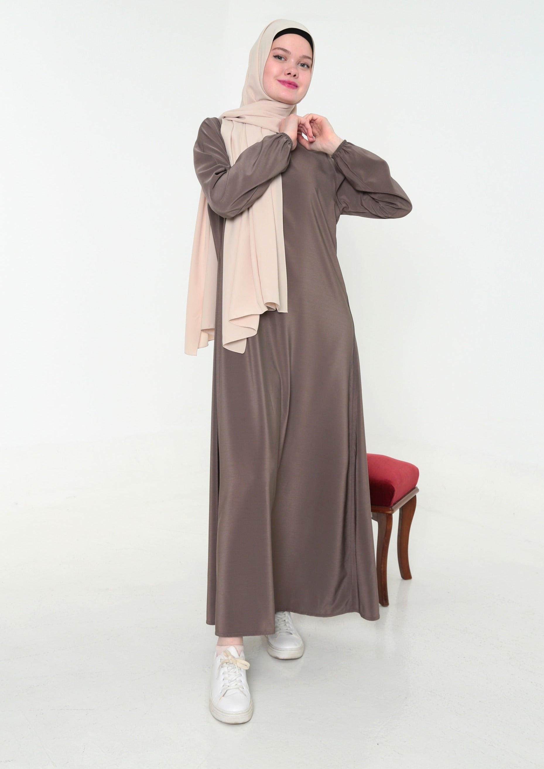 Abaya Basic Taupe
